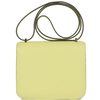 HERMÈS Constance Mini 18 Jaune Bourgeon Chèvre Mysore PHW