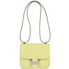HERMÈS Constance Mini 18 Jaune Bourgeon Chèvre Mysore PHW