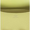 HERMÈS Constance Mini 18 Jaune Bourgeon Chèvre Mysore PHW