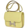 HERMÈS Constance Mini 18 Limoncello Chèvre Mysore PHW