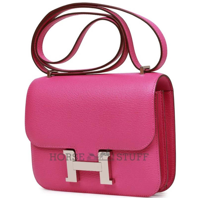 HERMÈS Constance Mini 18 Magnolia Chèvre Mysore PHW