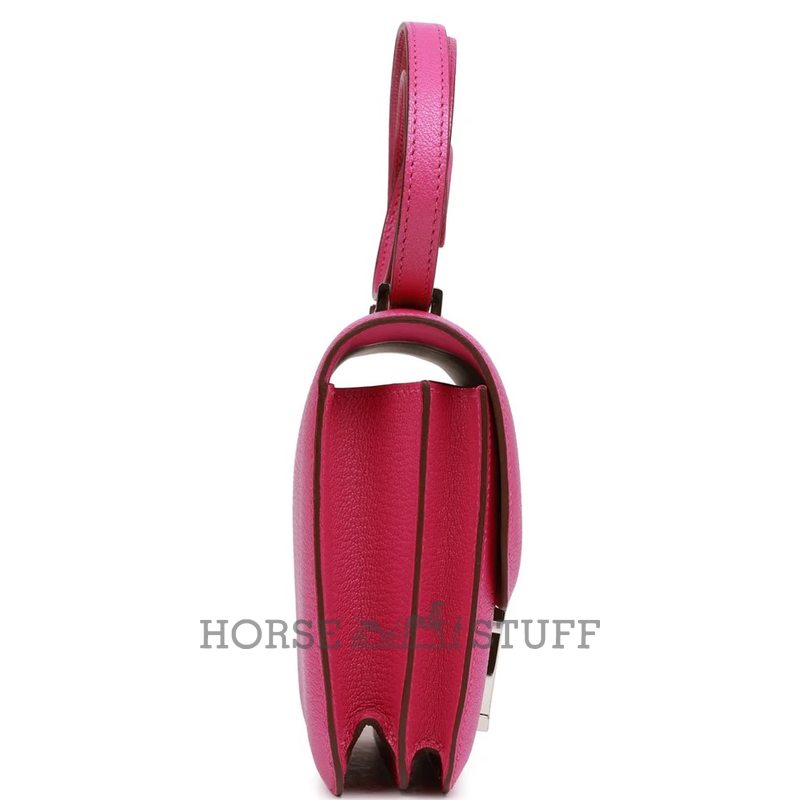 HERMÈS Constance Mini 18 Magnolia Chèvre Mysore PHW