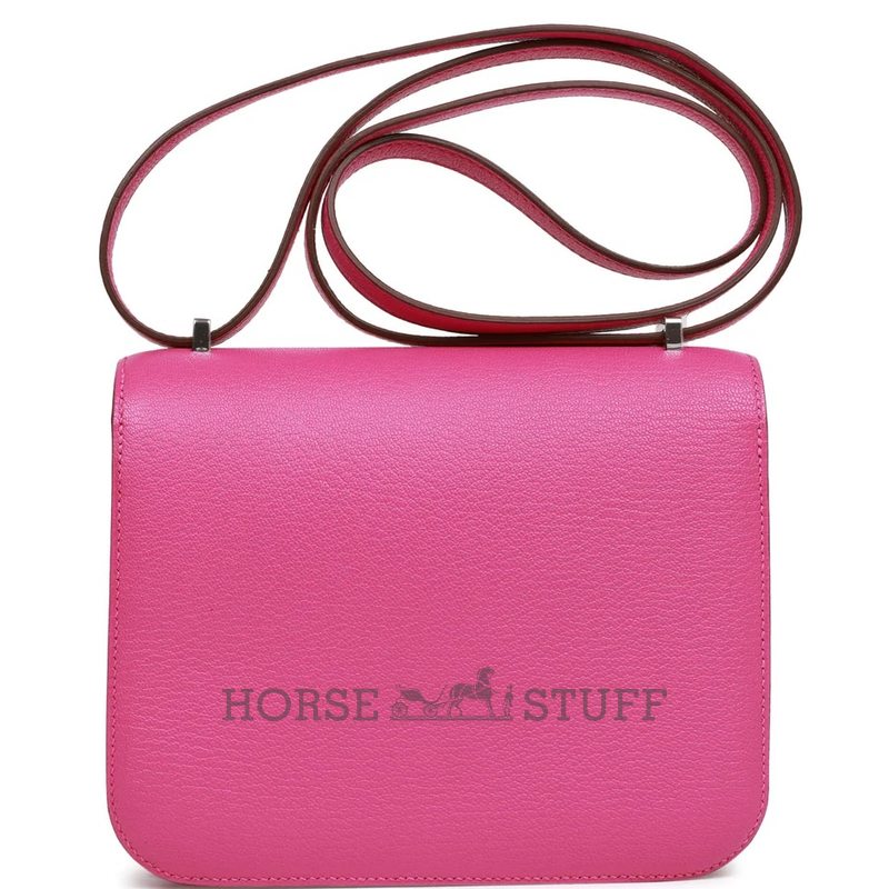 HERMÈS Constance Mini 18 Magnolia Chèvre Mysore PHW