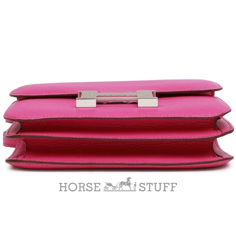 HERMÈS Constance Mini 18 Magnolia Chèvre Mysore PHW