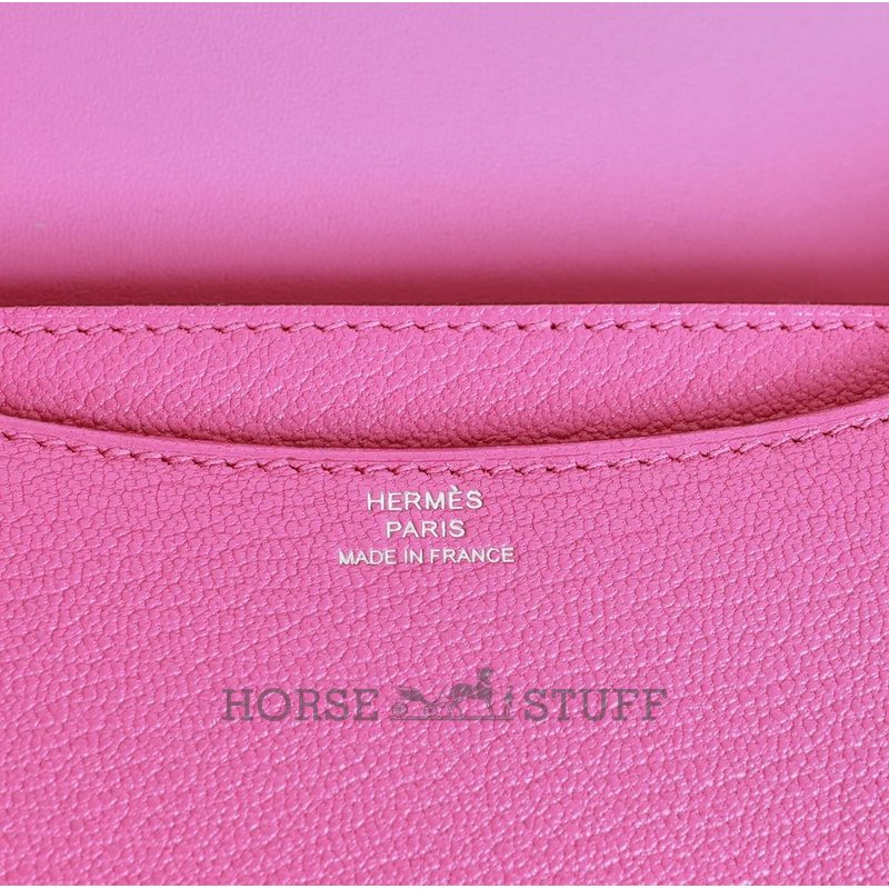 HERMÈS Constance Mini 18 Magnolia Chèvre Mysore PHW