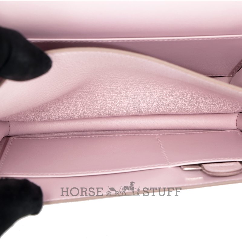 HERMÈS Constance Mini 18 Mauve Pale Chèvre Mysore PHW