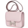 HERMÈS Constance Mini 18 Rose Darling Chèvre Mysore PHW