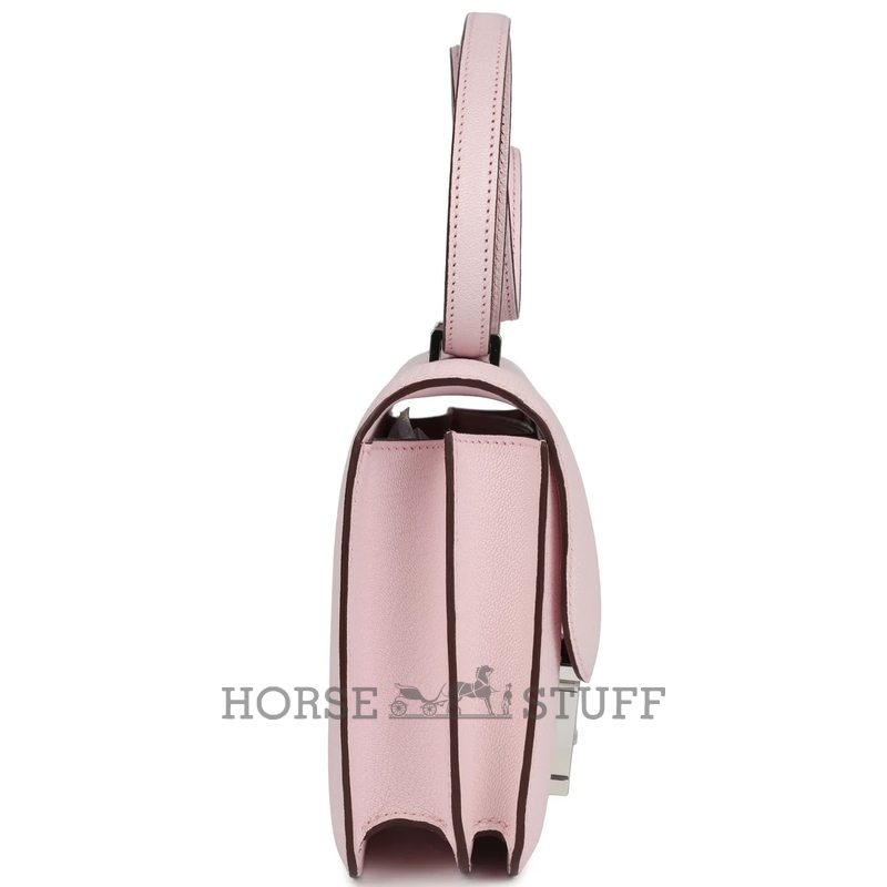 HERMÈS Constance Mini 18 Rose Darling Chèvre Mysore PHW