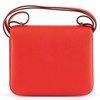 HERMÈS Constance Mini 18 Rose Texas Chèvre Mysore PHW