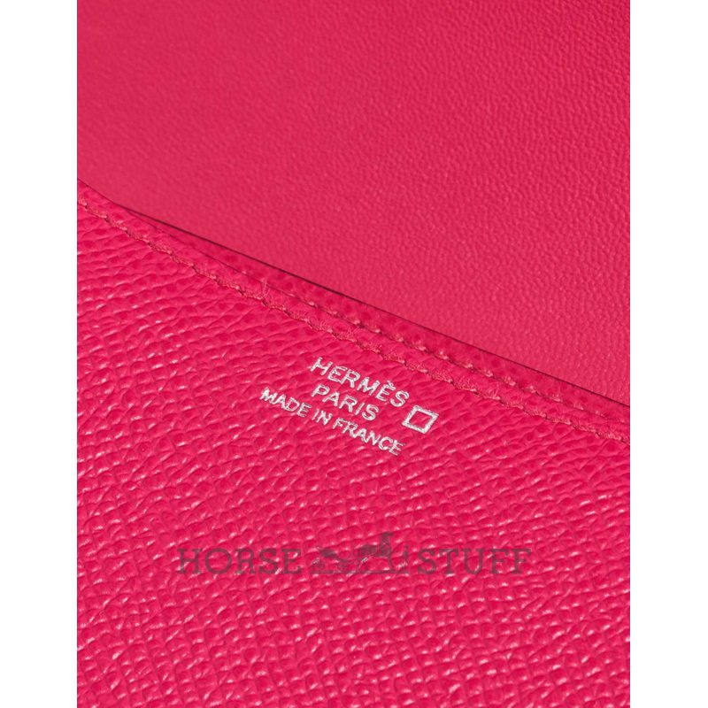 HERMÈS Constance Mini 18 Rose Mexico Epsom with Matte Rose Mexico Crocodile Alligator PHW