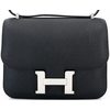 HERMÈS Constance Mini 18 Black Epsom PHW