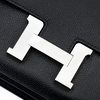 HERMÈS Constance Mini 18 Black Epsom PHW