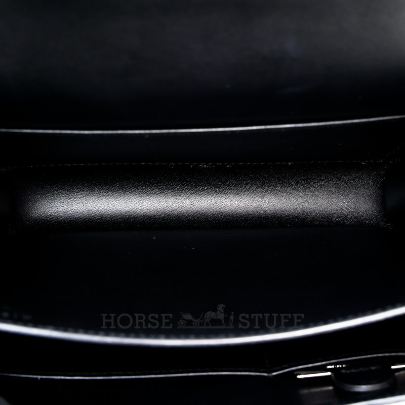 HERMÈS Constance Mini 18 Black Epsom PHW