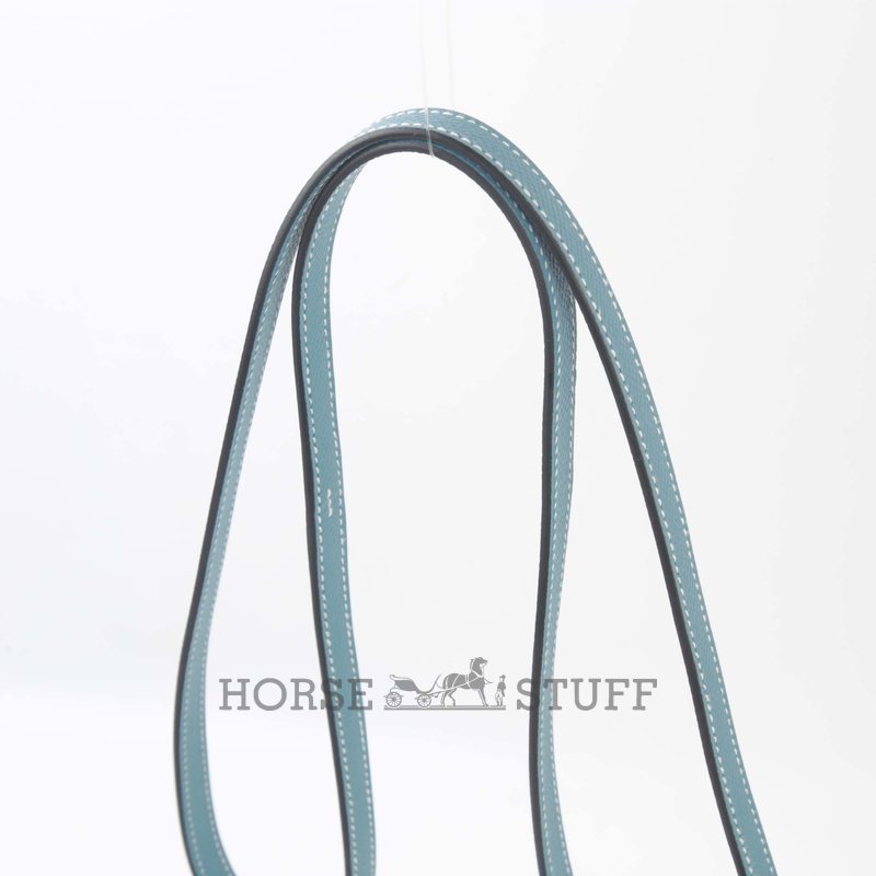 HERMÈS Constance Mini 18 Blue Jean Epsom GHW