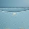 HERMÈS Constance Mini 18 Blue Jean Epsom GHW