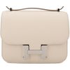 HERMÈS Constance Mini 18 Craie Epsom PHW