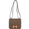 HERMÈS Constance Mini 18 Etoupe Epsom GHW
