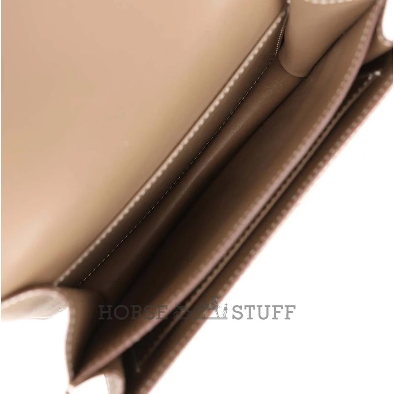 HERMÈS Constance Mini 18 Etoupe Epsom GHW