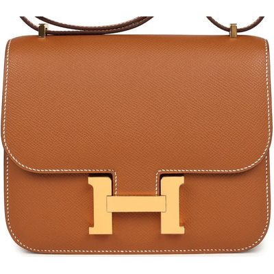 HERMÈS Constance Mini 18 Gold Epsom GHW