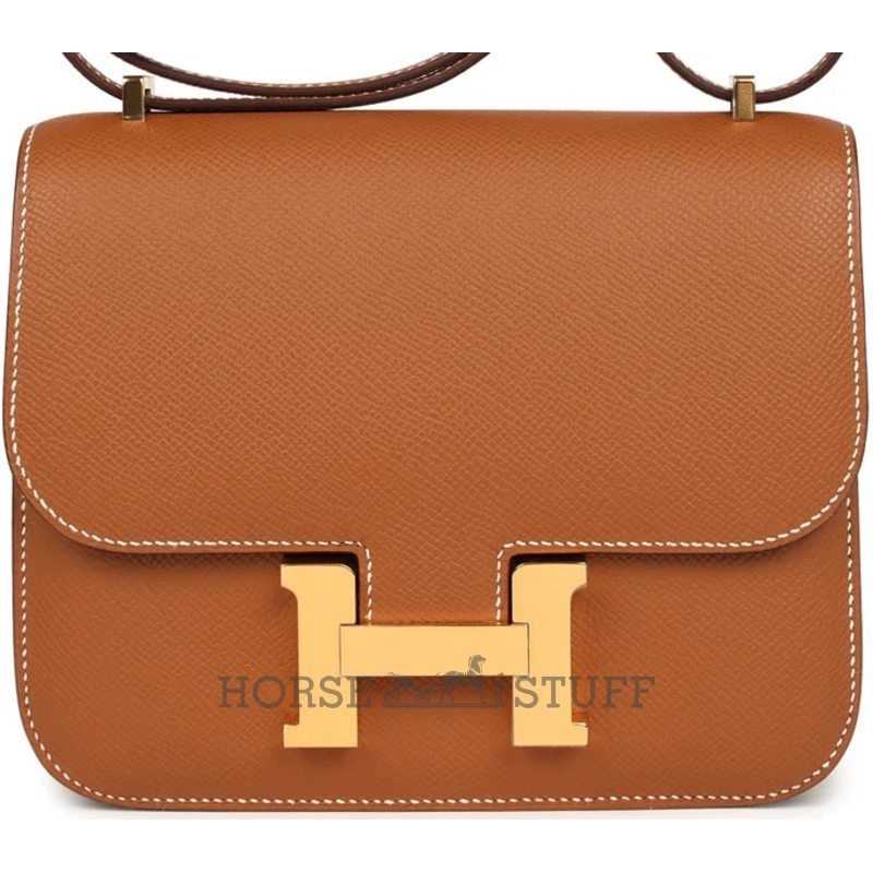 HERMÈS Constance Mini 18 Gold Epsom GHW