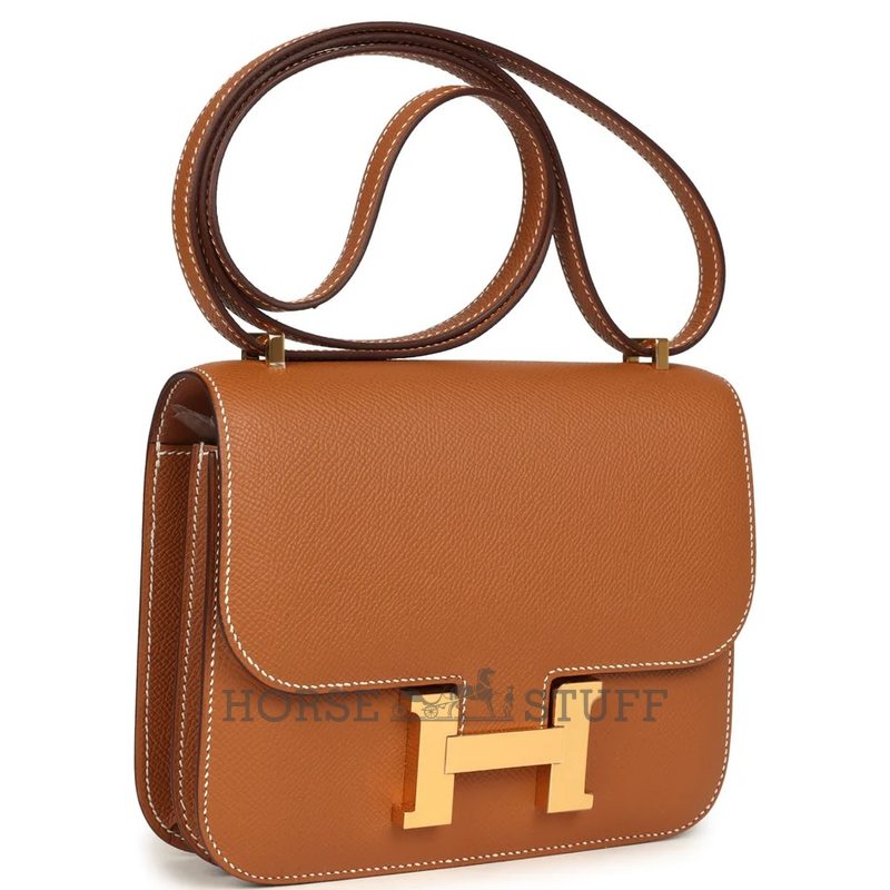 HERMÈS Constance Mini 18 Gold Epsom GHW
