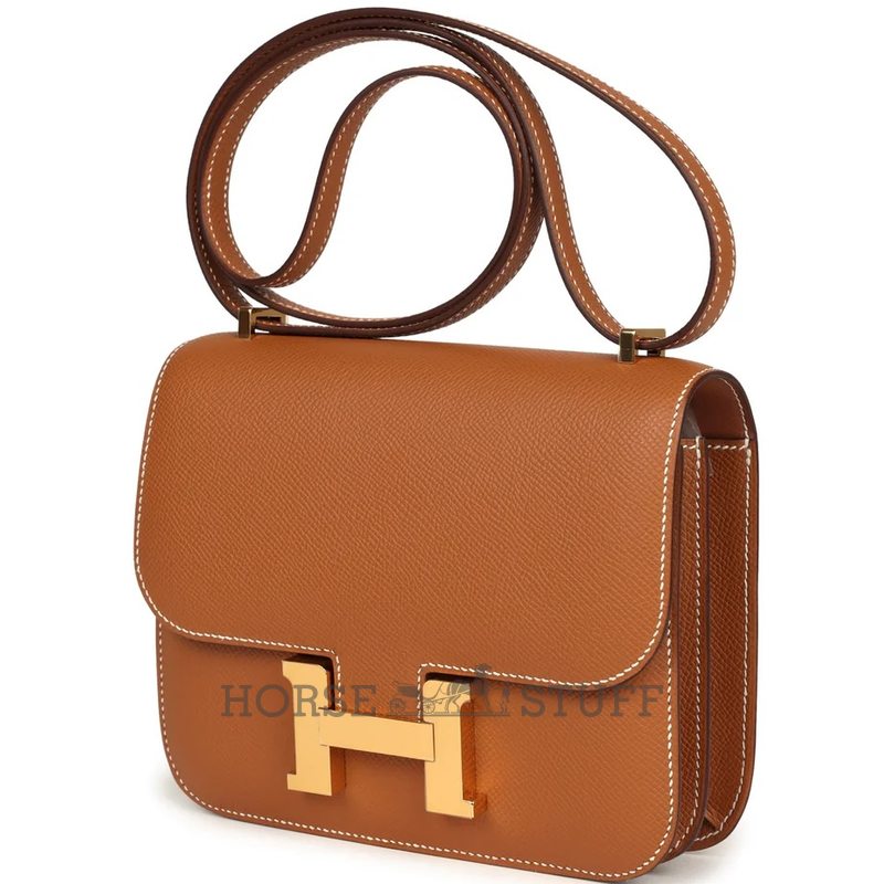 HERMÈS Constance Mini 18 Gold Epsom GHW