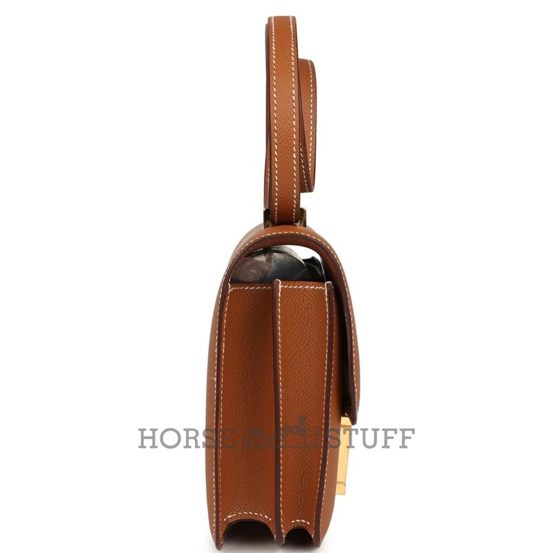 HERMÈS Constance Mini 18 Gold Epsom GHW