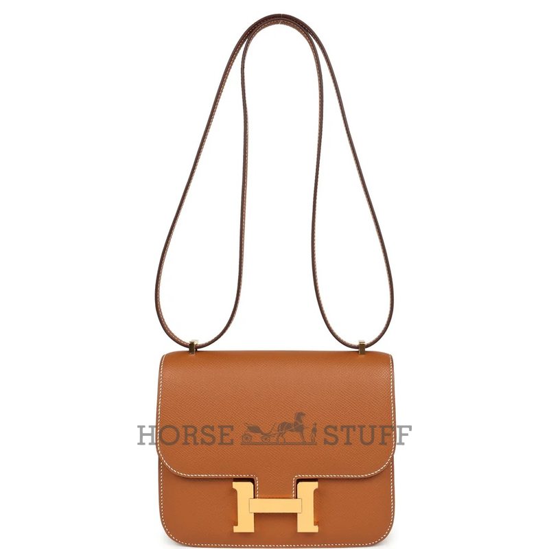 HERMÈS Constance Mini 18 Gold Epsom GHW