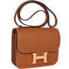 HERMÈS Constance Mini 18 Gold Epsom RGHW
