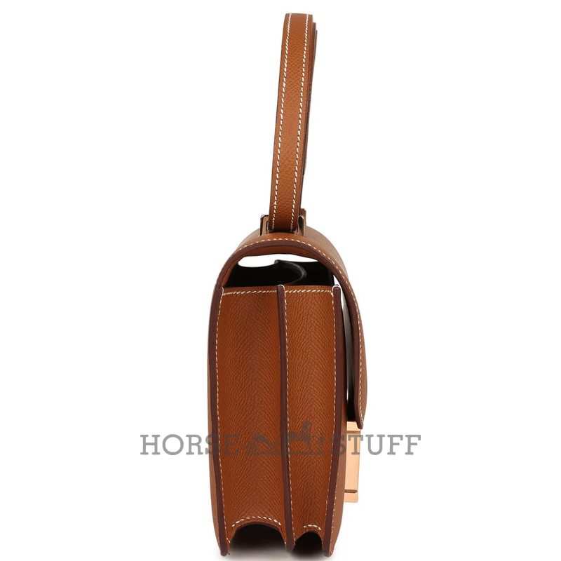 HERMÈS Constance Mini 18 Gold Epsom RGHW