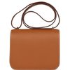 HERMÈS Constance Mini 18 Gold Epsom RGHW