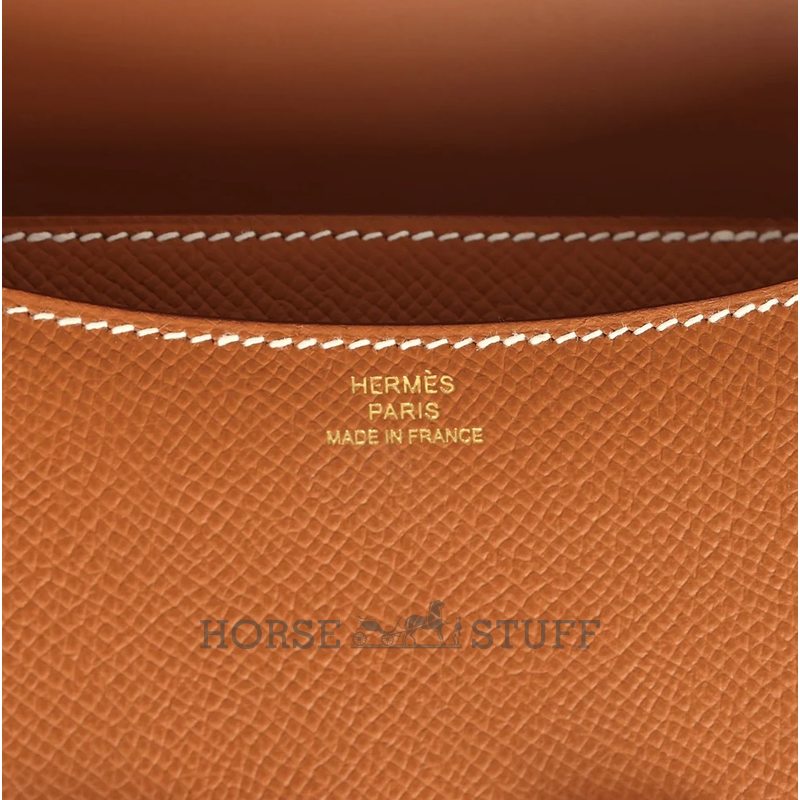 HERMÈS Constance Mini 18 Gold Epsom RGHW