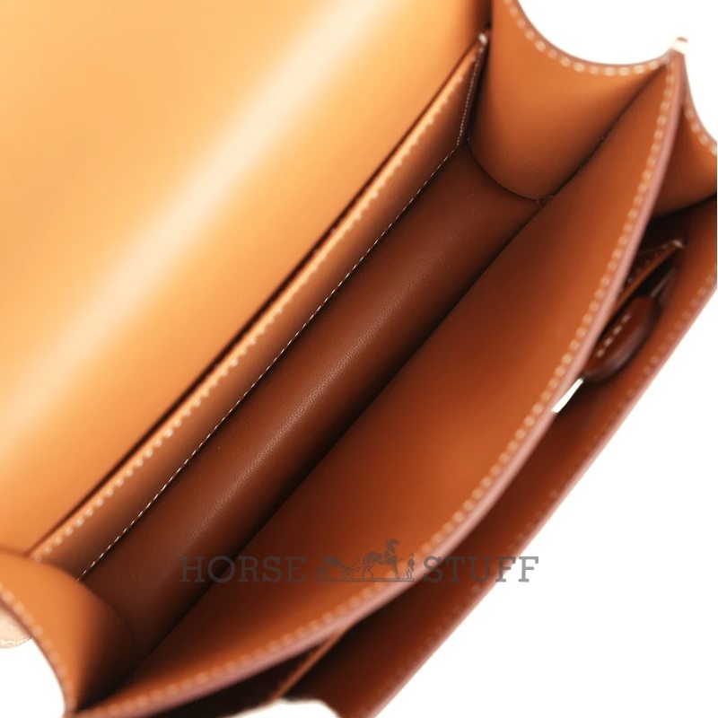 HERMÈS Constance Mini 18 Gold Epsom RGHW