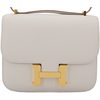 HERMÈS Constance Mini 18 Gris Pale Epsom GHW