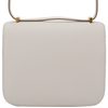 HERMÈS Constance Mini 18 Gris Pale Epsom GHW