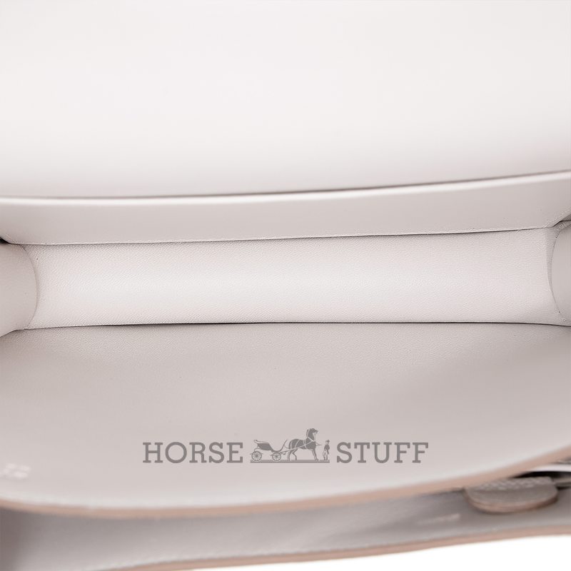 HERMÈS Constance Mini 18 Gris Pale Epsom GHW
