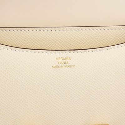 HERMÈS Constance Mini 18 Nata Epsom GHW