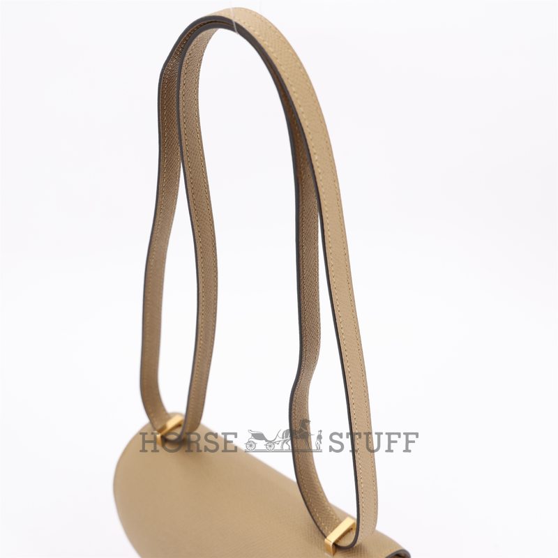 HERMÈS Constance Mini 18 Poussiere Epsom GHW