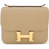HERMÈS Constance Mini 18 Poussiere Epsom GHW