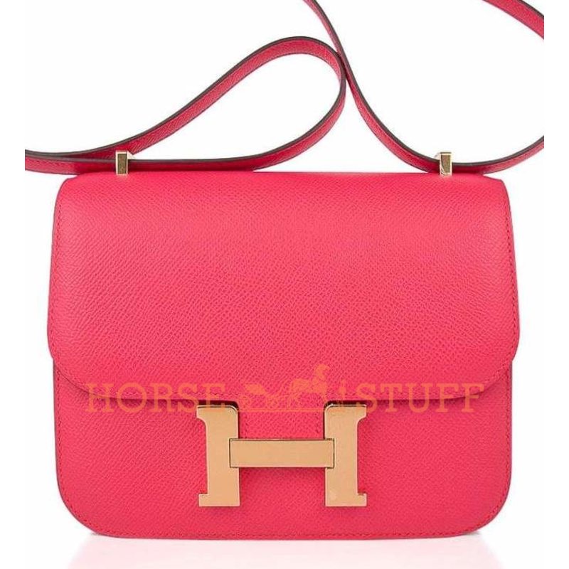 Hermès Constance 18 Rose Extreme Epsom GHW