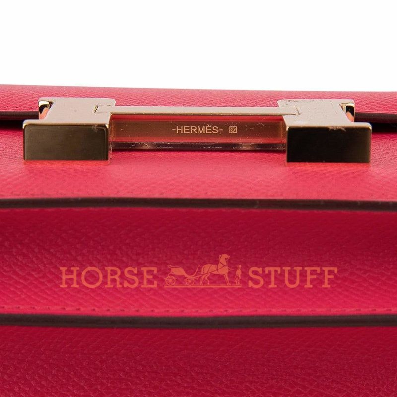 Hermès Constance 18 Rose Extreme Epsom GHW