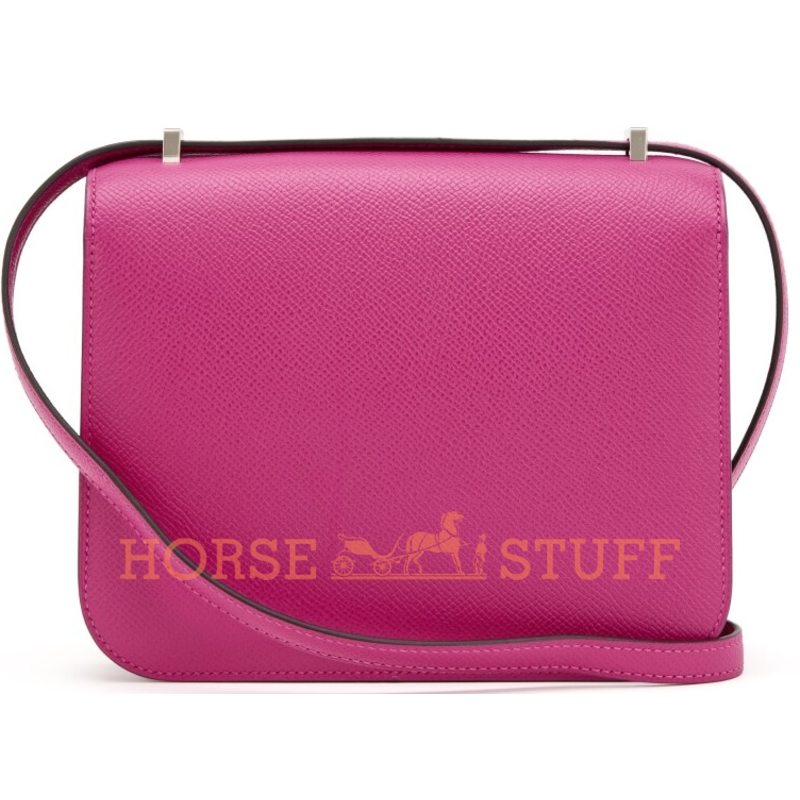 Hermès Constance 18 Rose Pourpre Epsom PHW