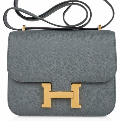 Hermès Constance 18 Vert Amande Epsom GHW