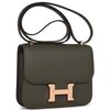 HERMÈS Constance Mini 18 Vert de Gris Epsom RGHW