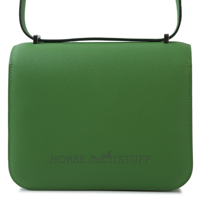 HERMÈS Constance Mini 18 Vert Yucca Epsom PHW