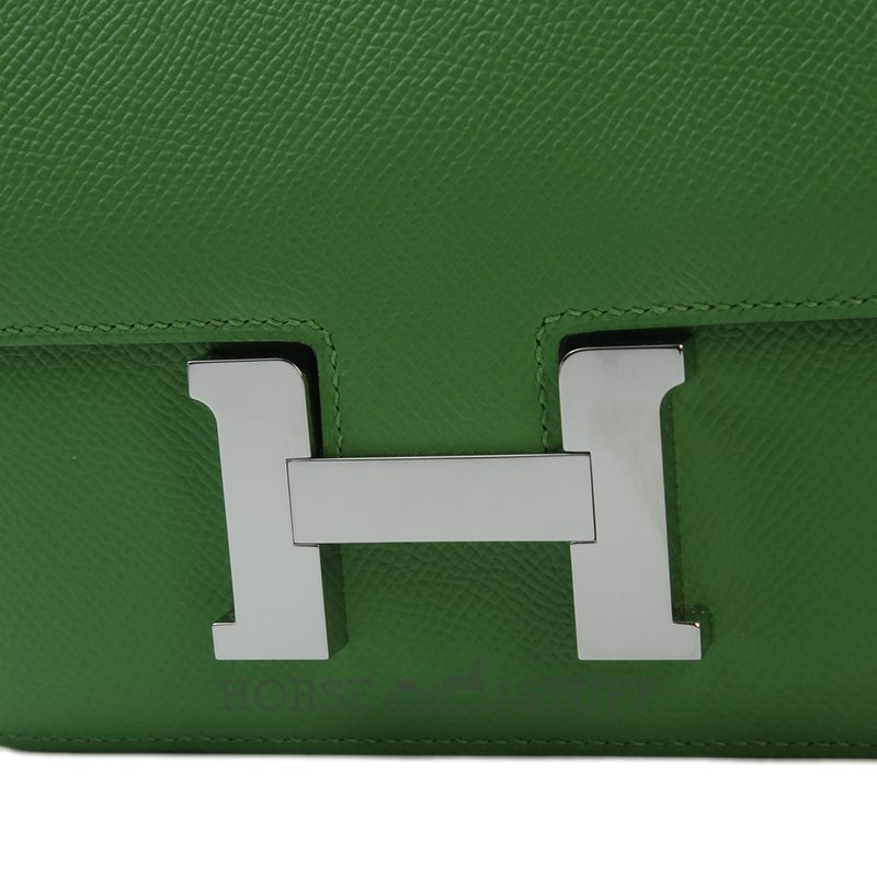 HERMÈS Constance Mini 18 Vert Yucca Epsom PHW