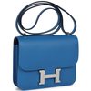 HERMÈS Constance Mini 18 Mykonos Evercolor PHW