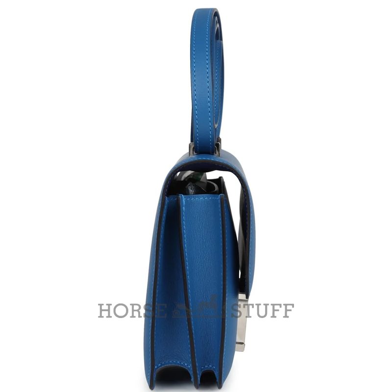 HERMÈS Constance Mini 18 Mykonos Evercolor PHW