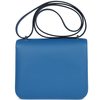 HERMÈS Constance Mini 18 Mykonos Evercolor PHW