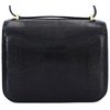 Hermès Constance 18 Black Shiny Niloticus Lizard GHW